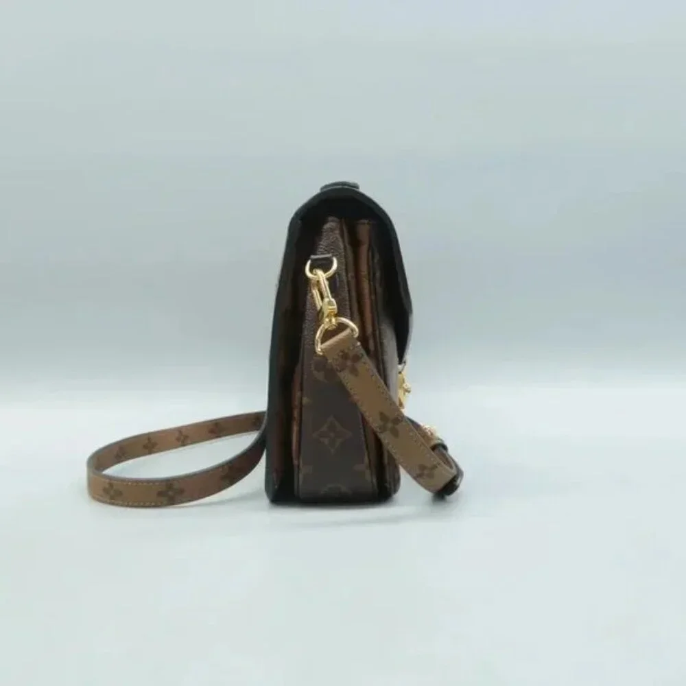 100% Authentic Louis Vuitton Metis Brown Monogram Canvas Satchel 2246-080424 - Picture 3 of 12